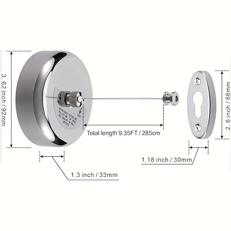 ✨ STAINLESS STEEL RETRACTABLE CLOTHESLINE ✨